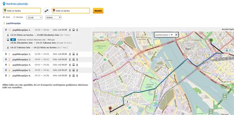 1188.lv satiksme|1188 maršruta plānotājs.